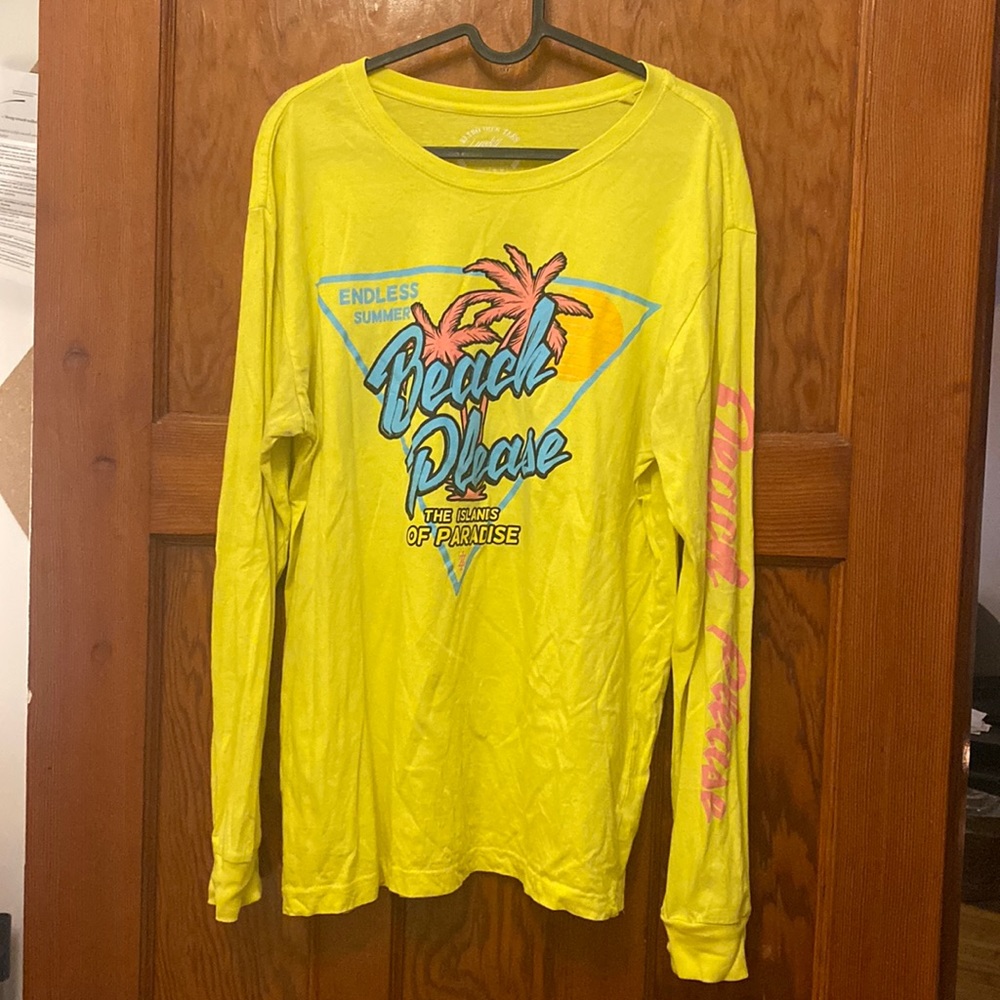 Yellow men’s Lucky Seven long sleeve